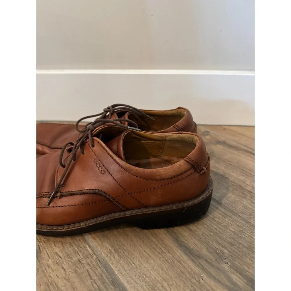 Ecco New Jersey Bicycle Mens 43 Eu 9-9.5 Us Dress Shoes Brown Bike‎ Toe Oxford